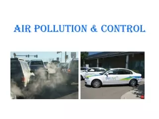 Air Pollution &amp; Control