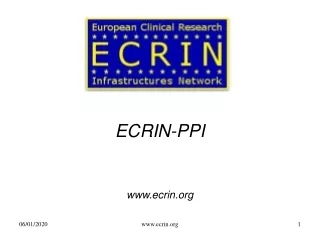 ECRIN-PPI ecrin