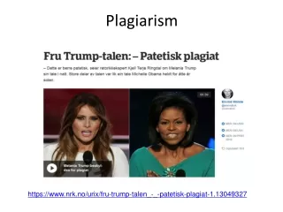 Plagiarism