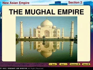 THE MUGHAL EMPIRE