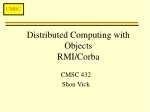 Remote Method Invocation (RMI) in Distributed Systems - slide 1