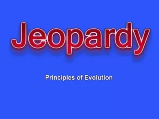 Principles of Evolution