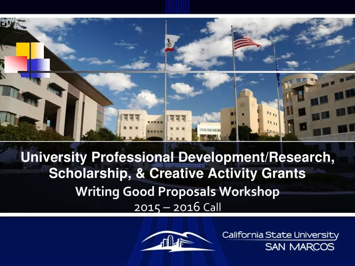 university professional development research scholarship creative activity grants