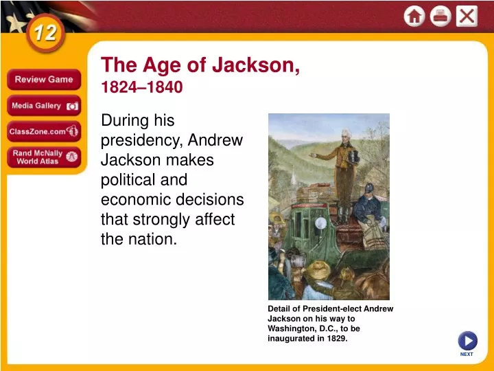 the age of jackson 1824 1840