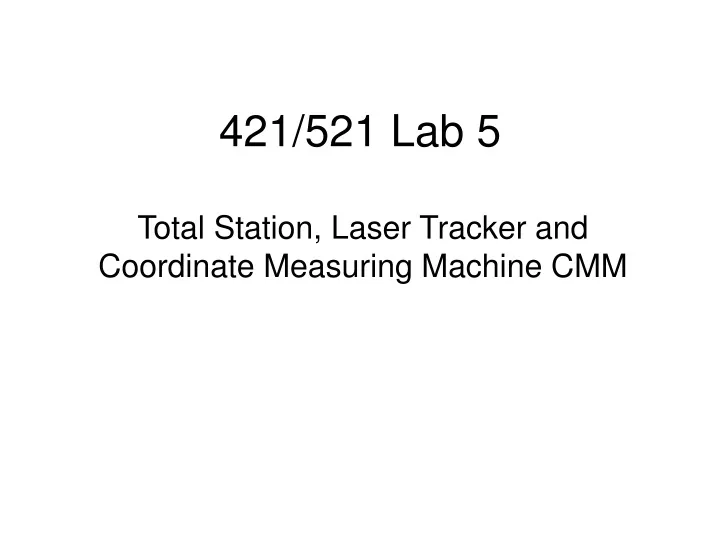 421 521 lab 5