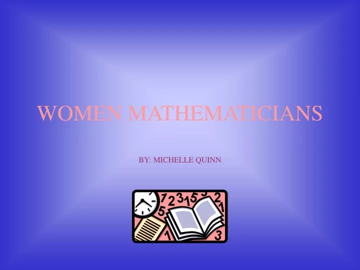 women mathematicians