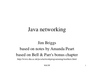 Java networking