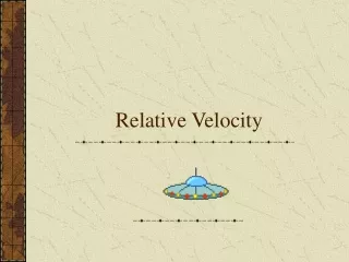 Relative Velocity