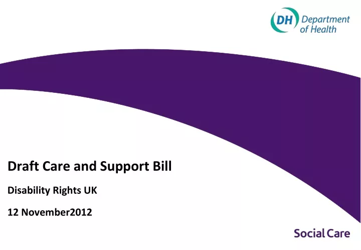 draft care and support bill disability rights