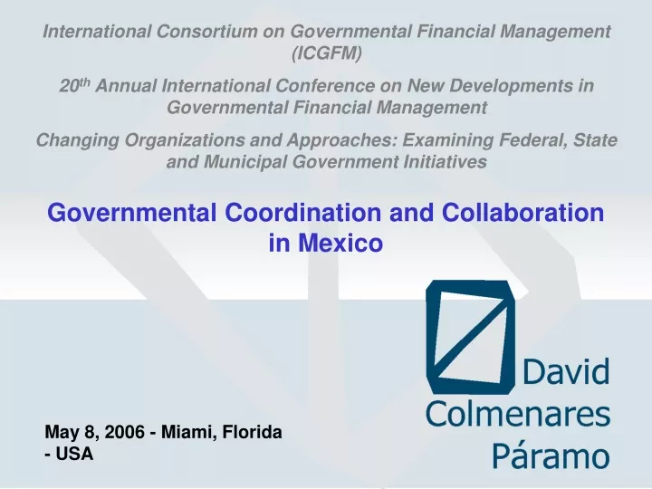international consortium on governmental