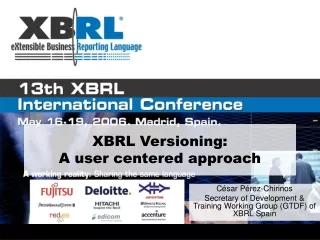 XBRL Versioning: A user centered approach