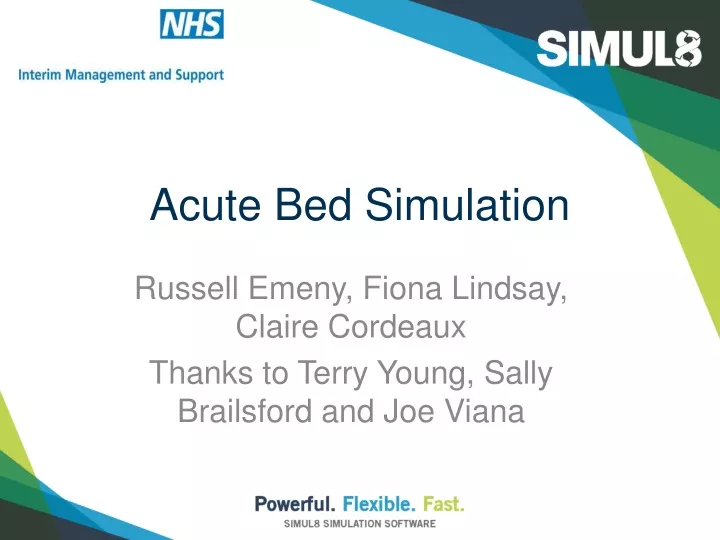 acute bed simulation