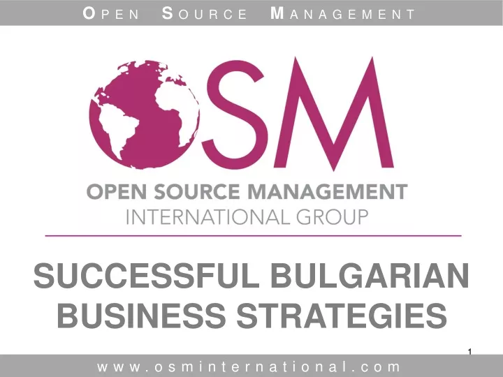 successful bulgarian business strategies