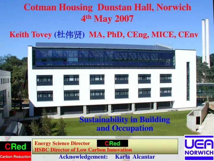 cotman housing dunstan hall norwich 4 th may 2007