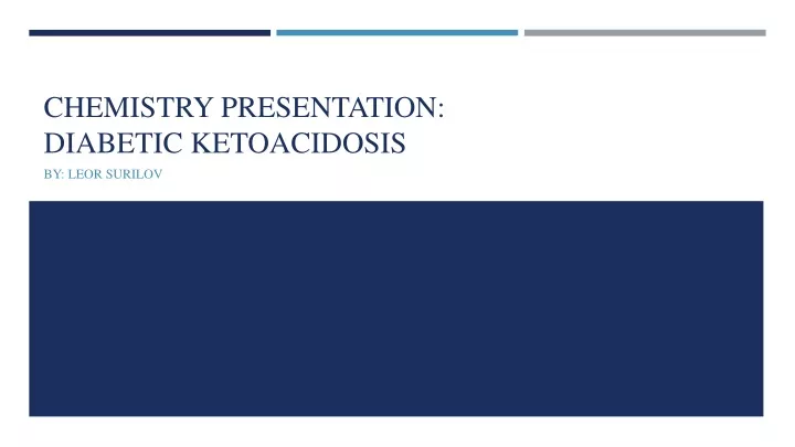 chemistry presentation diabetic ketoacidosis