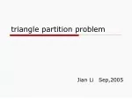 Optimal Partitioning of Points into Disjoint Triangles in Metric Space Problem - slide 1