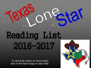 Reading List  2016-2017