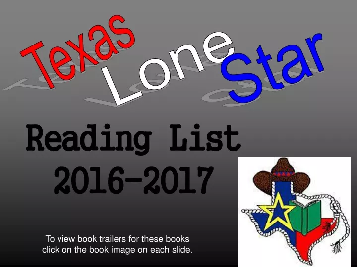 reading list 2016 2017