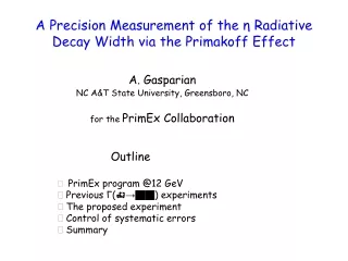 A Precision Measurement of the  ?  Radiative Decay Width via the Primakoff Effect
