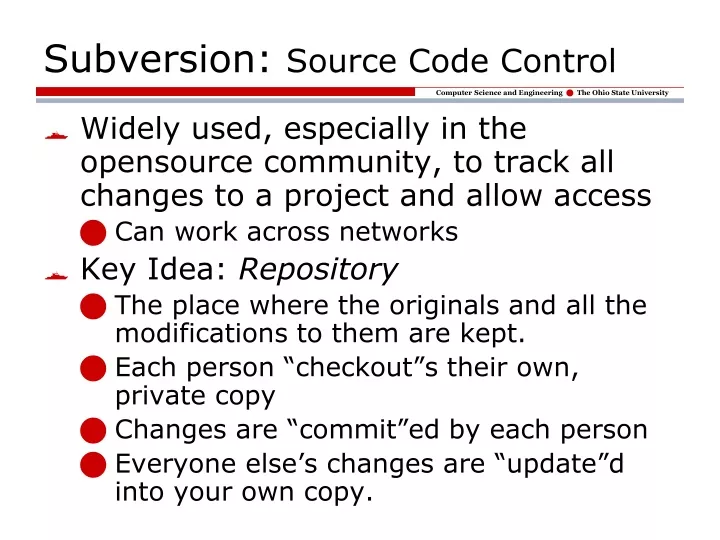subversion source code control