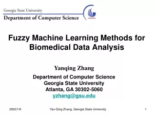 Fuzzy Machine Learning Methods for Biomedical Data Analysis