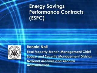 Energy Savings Performance Contracts (ESPC)