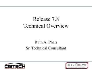 Release 7.8 Technical Overview