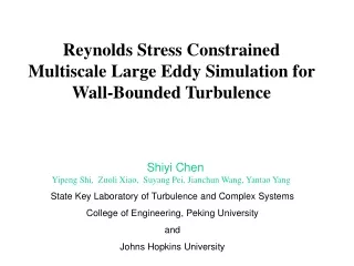 Reynolds Stress Constrained Multiscale Large Eddy Simulation for Wall-Bounded Turbulence