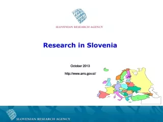 Research in Slovenia October 2013 arrs.si/