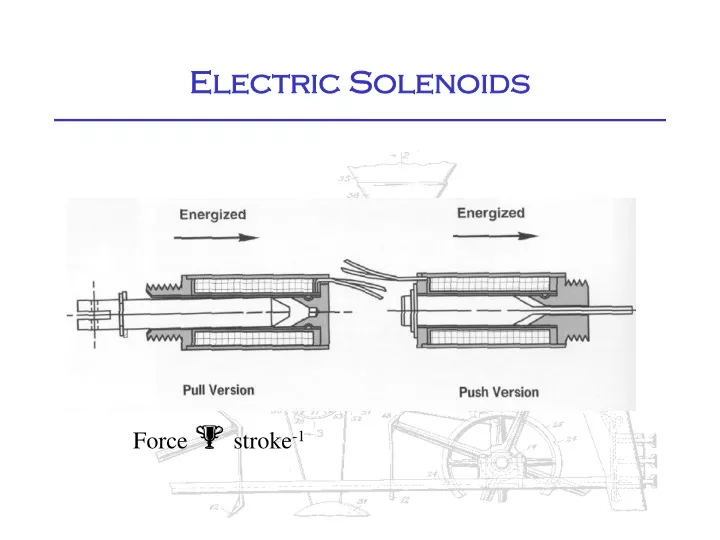 electric solenoids