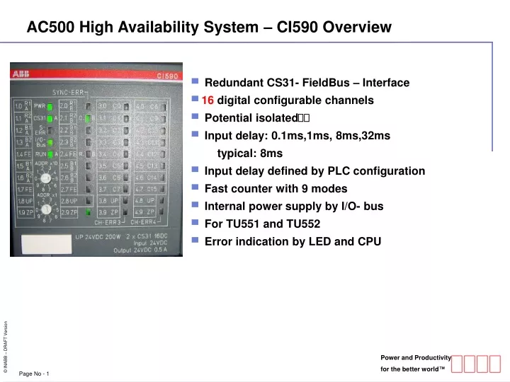ac500 high availability system ci590 overview