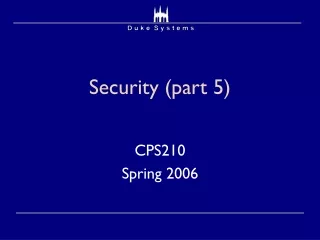 Security (part 5)
