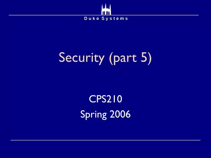 security part 5