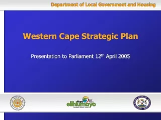 Western Cape Strategic Plan