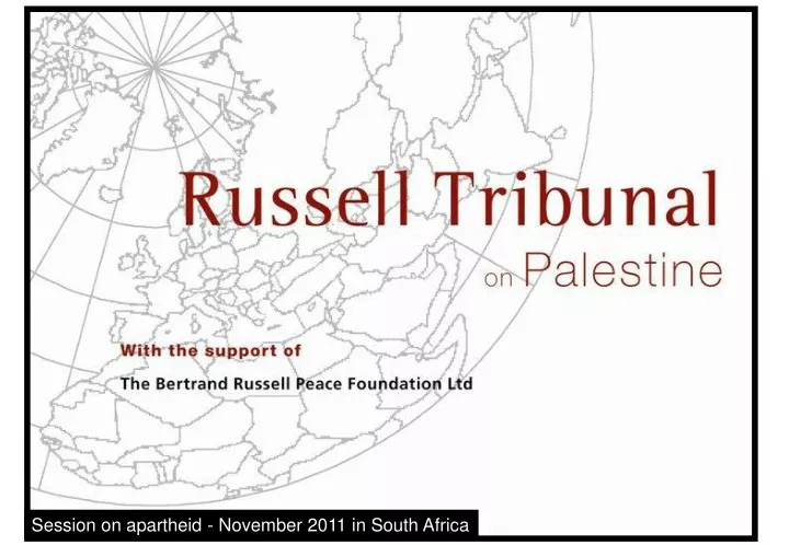 session on apartheid november 2011 in south africa