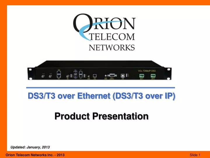 ds3 t3 over ethernet ds3 t3 over ip product