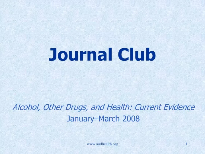 journal club