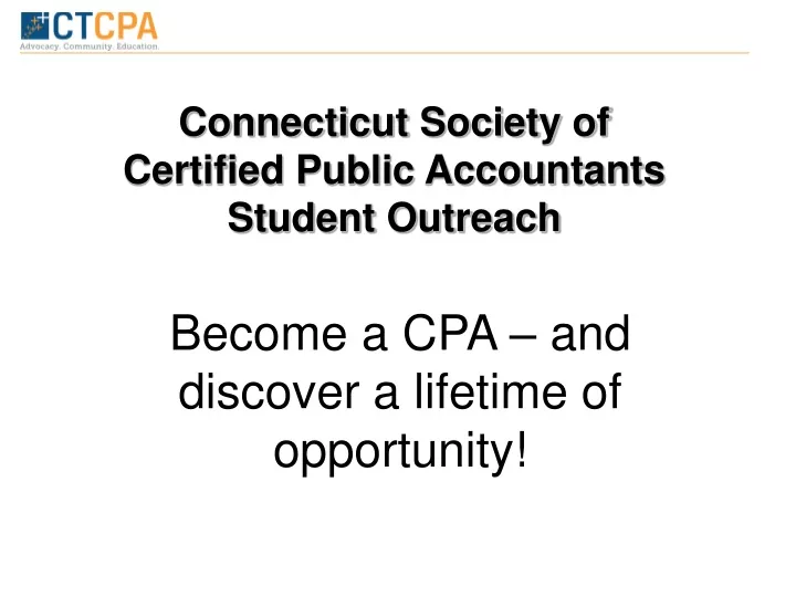 connecticut society of certified public