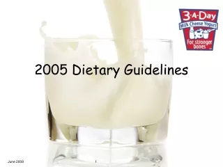 2005 Dietary Guidelines