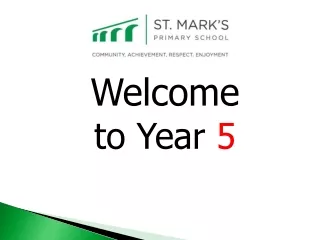 Welcome to Year  5