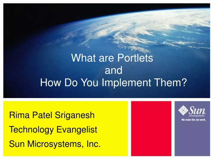 what are portlets and how do you implement them