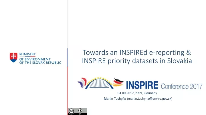 towards an inspire d e reporting inspire priority datasets in slovakia