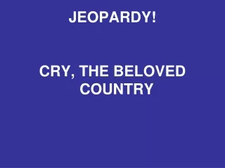 JEOPARDY!