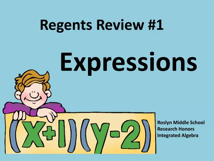regents review 1
