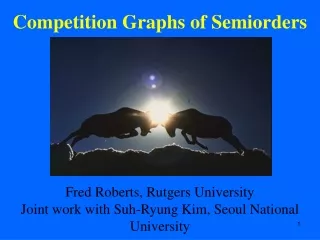 Competition Graphs of Semiorders
