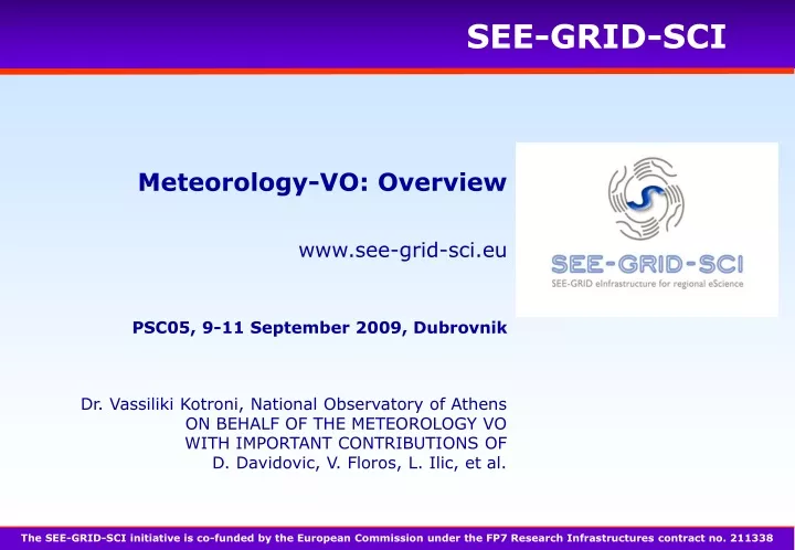 meteorology vo overview