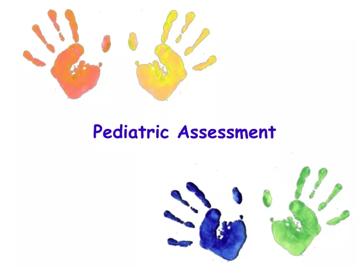 pediatric assessment