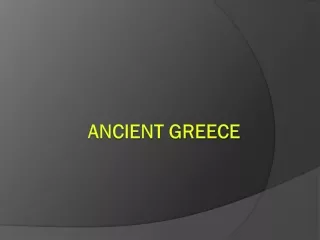 Ancient Greece