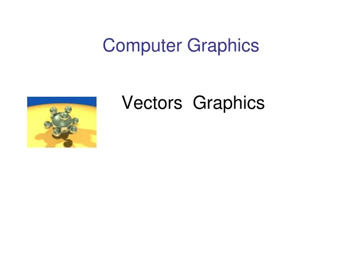 computer graphics