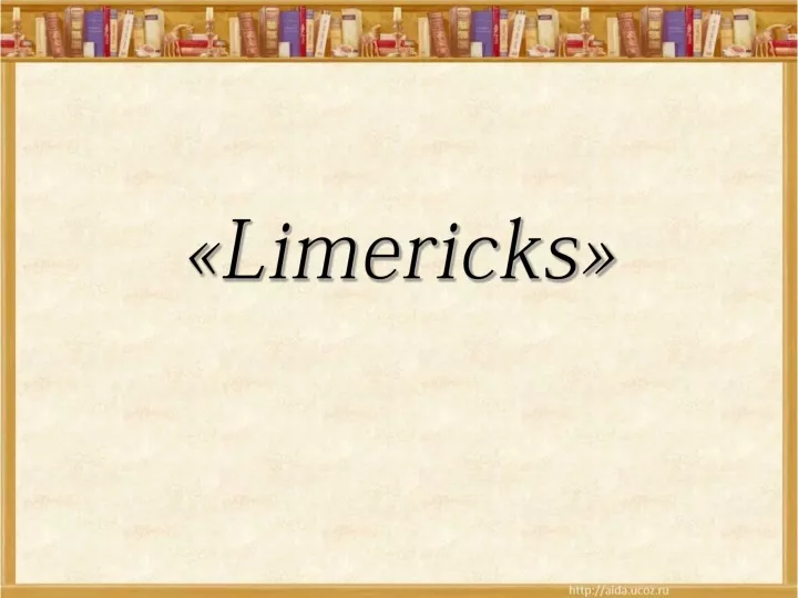 limericks